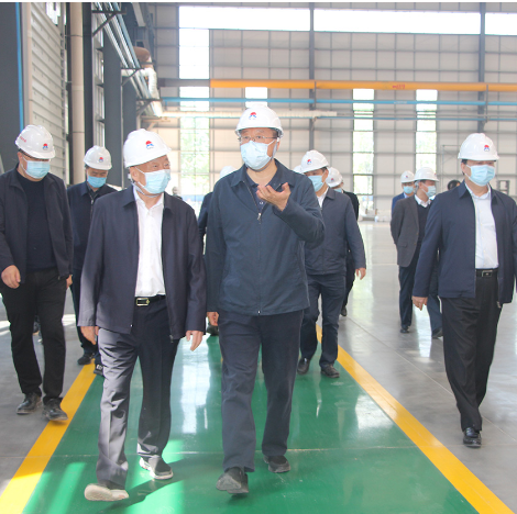 河南省人大常委會副主任、黨組副書記馬懿到公司參觀指導